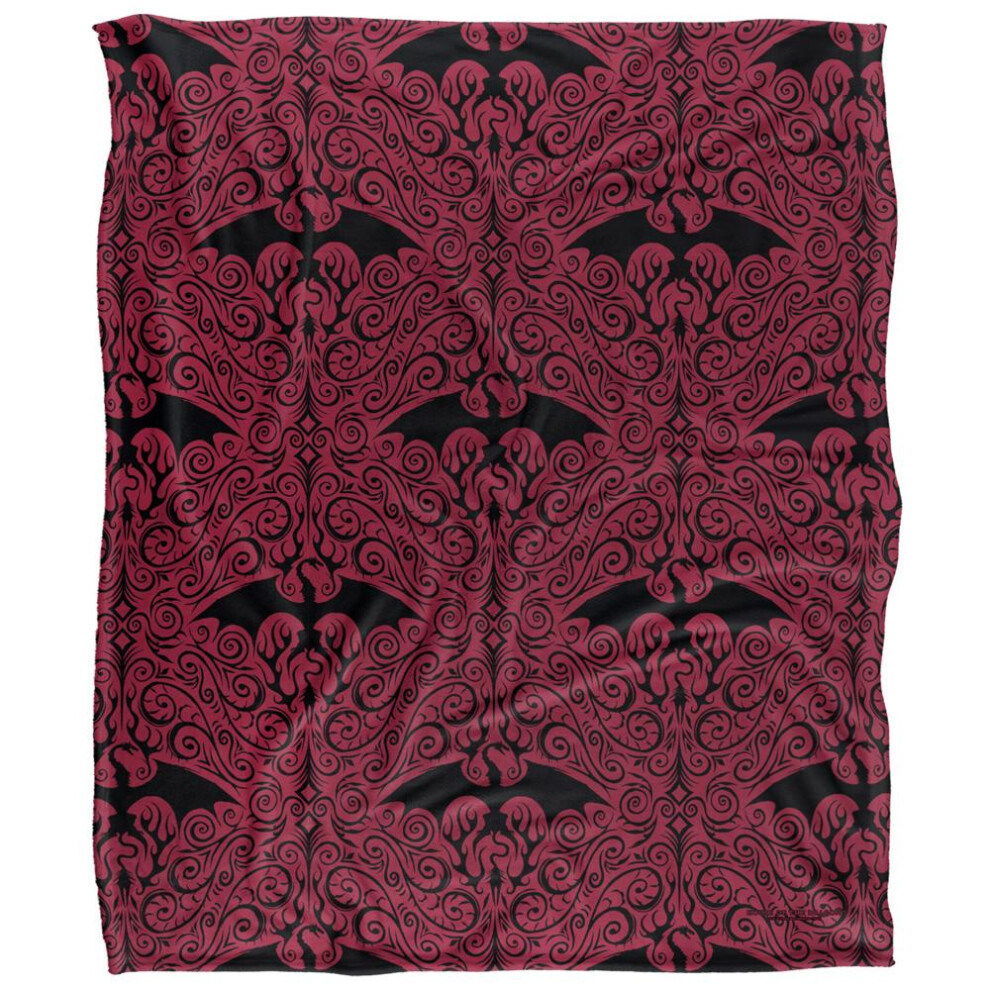 Game Of Thrones Dragon Pattern Blanket Multicoloured