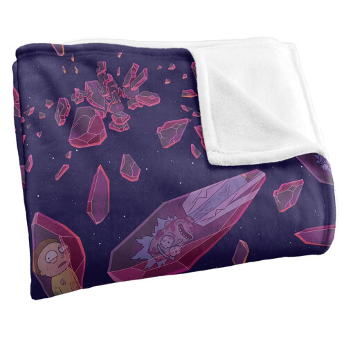 Rick And Morty Rick And Morty Time Crystal Blanket 1