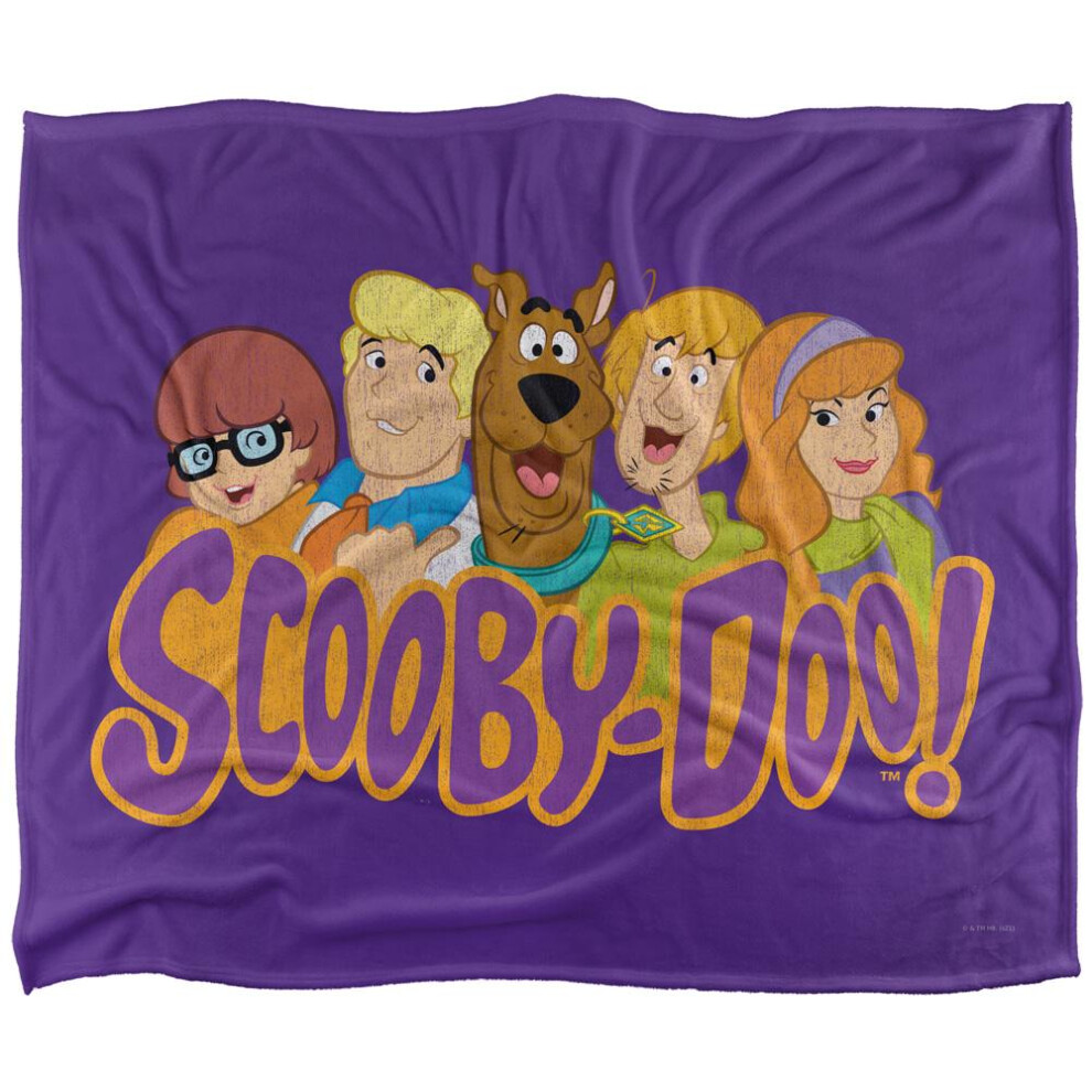 Scooby Doo Group Shot Blanket Multicoloured