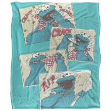 Sesame Street Comic Cookie Monster Blanket