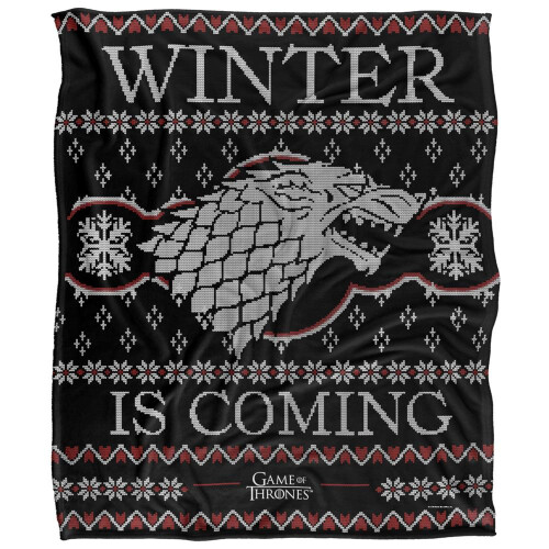 Game of Thrones Game Of Thrones Winter Is Coming Fair Isle Blanket