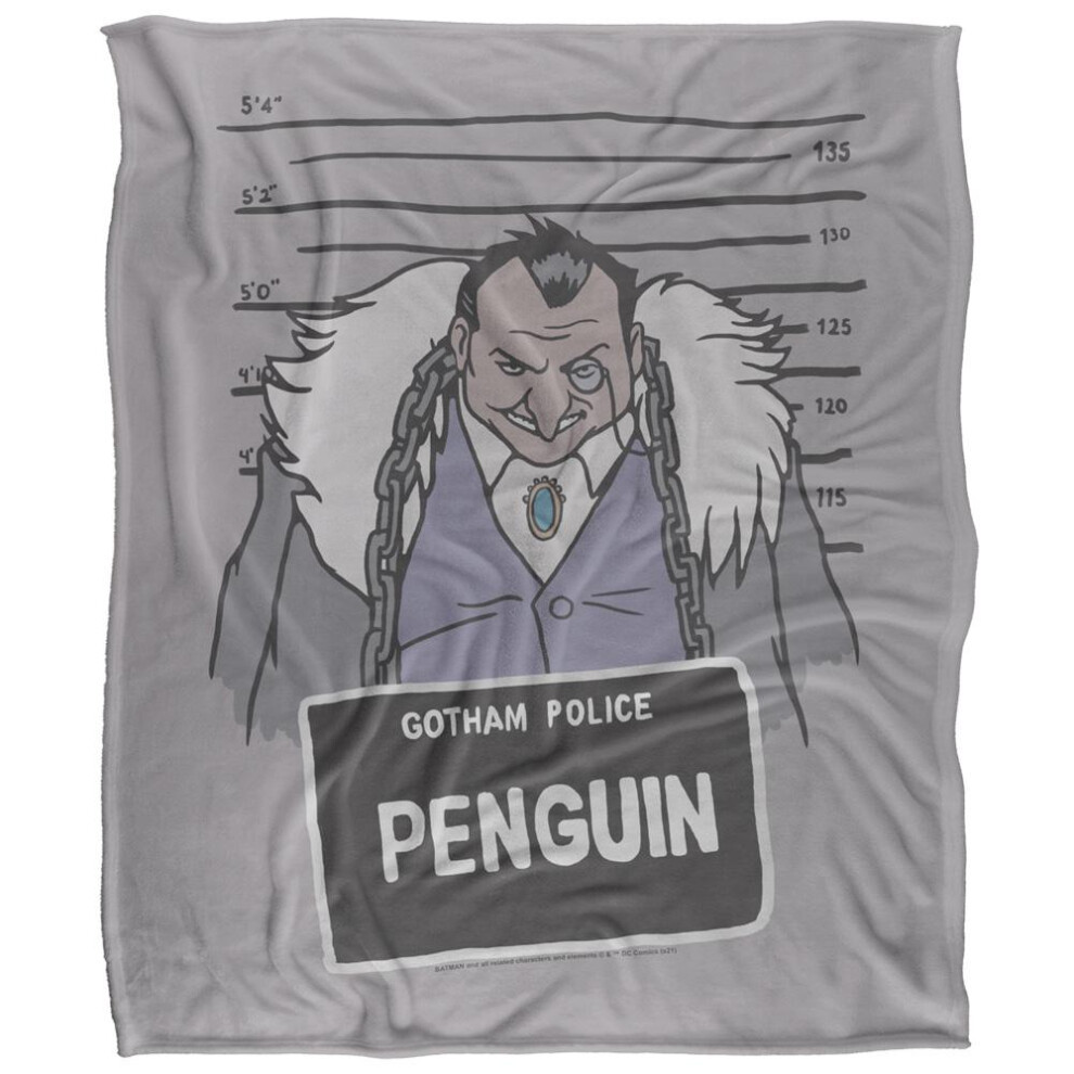 Batman Line Up The Penguin Blanket Multicoloured