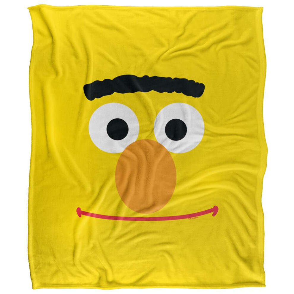 Sesame Street Face Bert Blanket Multicoloured