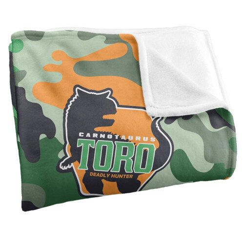 Jurassic Park Jurassic Park Camp Cretaceous Camo Blanket 2