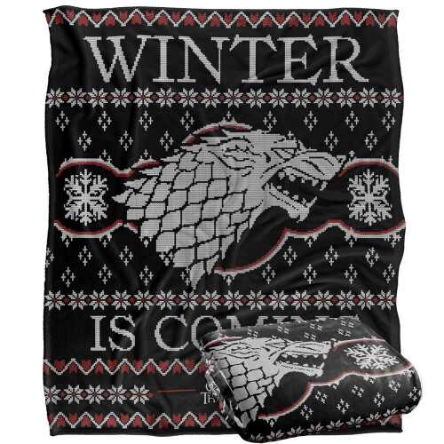 Game of Thrones Game Of Thrones Winter Is Coming Fair Isle Blanket 1