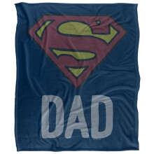Superman Dad Logo Blanket