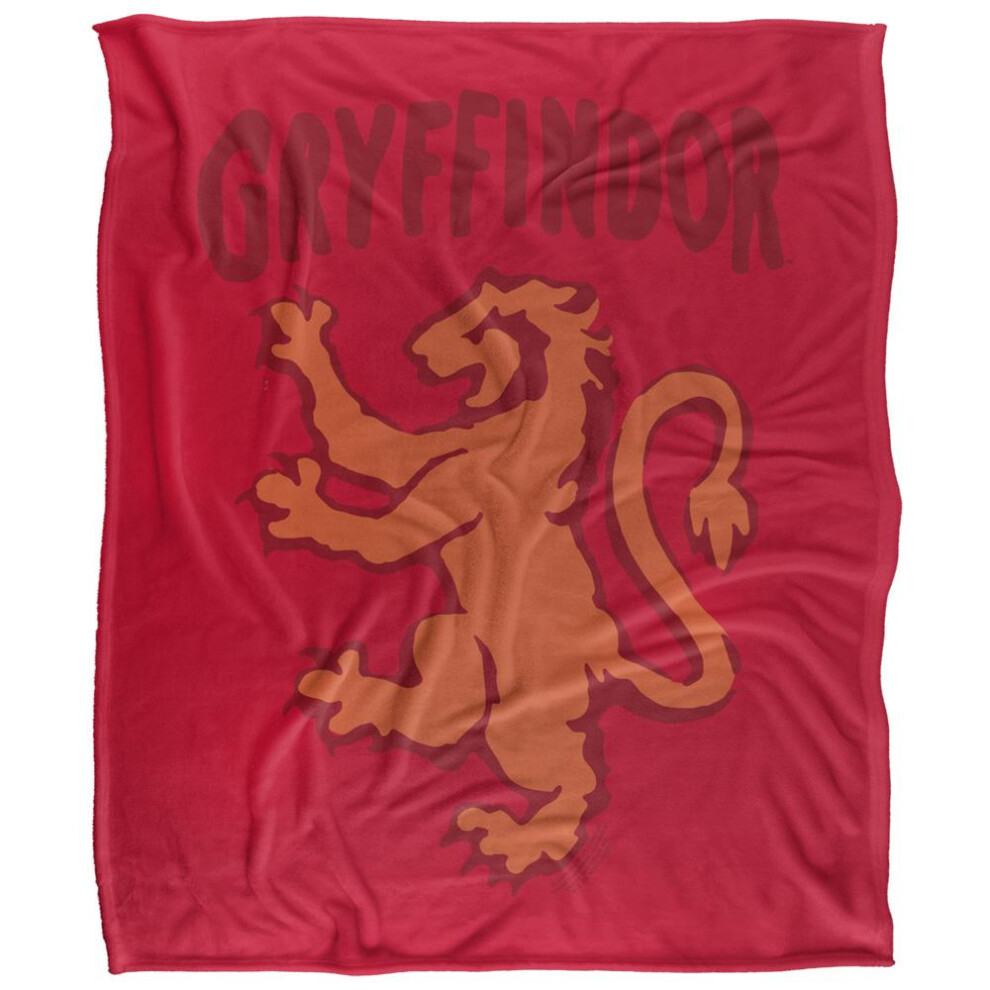 Harry Potter Gryffindor Doodle Blanket Multicoloured