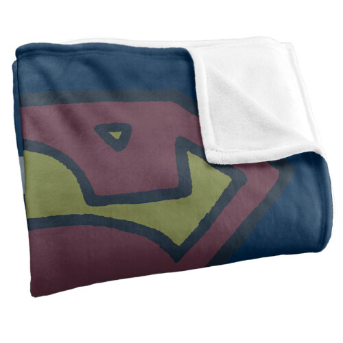 Superman Superman Dad Logo Blanket 1