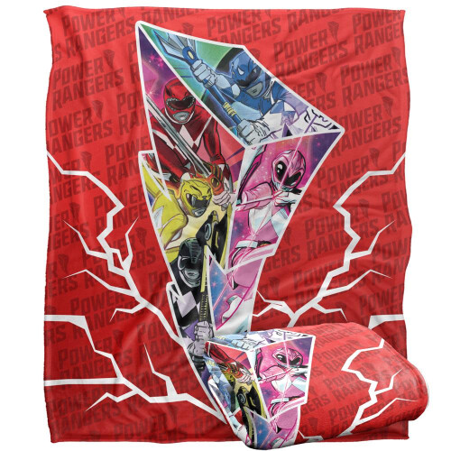 Power Rangers Power Rangers Lightning Bolt Blanket 2