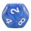 40pcs 12-Sided Polyhedral Dice Set - Blue Waterproof & Oxidation-Proof 4