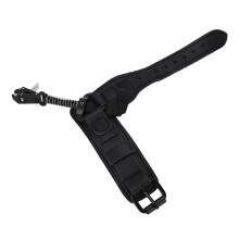 Adjustable Black Aluminum Alloy PU Leather Archery Compound Bow Release Strap