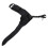 Adjustable Black Aluminum Alloy PU Leather Archery Compound Bow Release Strap 16