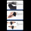 Adjustable Black Aluminum Alloy PU Leather Archery Compound Bow Release Strap 4