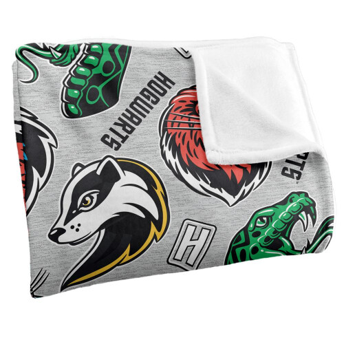Harry Potter Harry Potter Hogwarts Icons Blanket 1