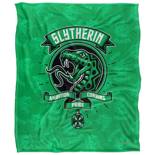 Harry Potter Harry Potter Ambition, Cunning, Pride Slytherin Blanket
