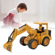 1:18 RC Excavator Model for Boys, 13.5x11x30cm, 800mAh Battery
