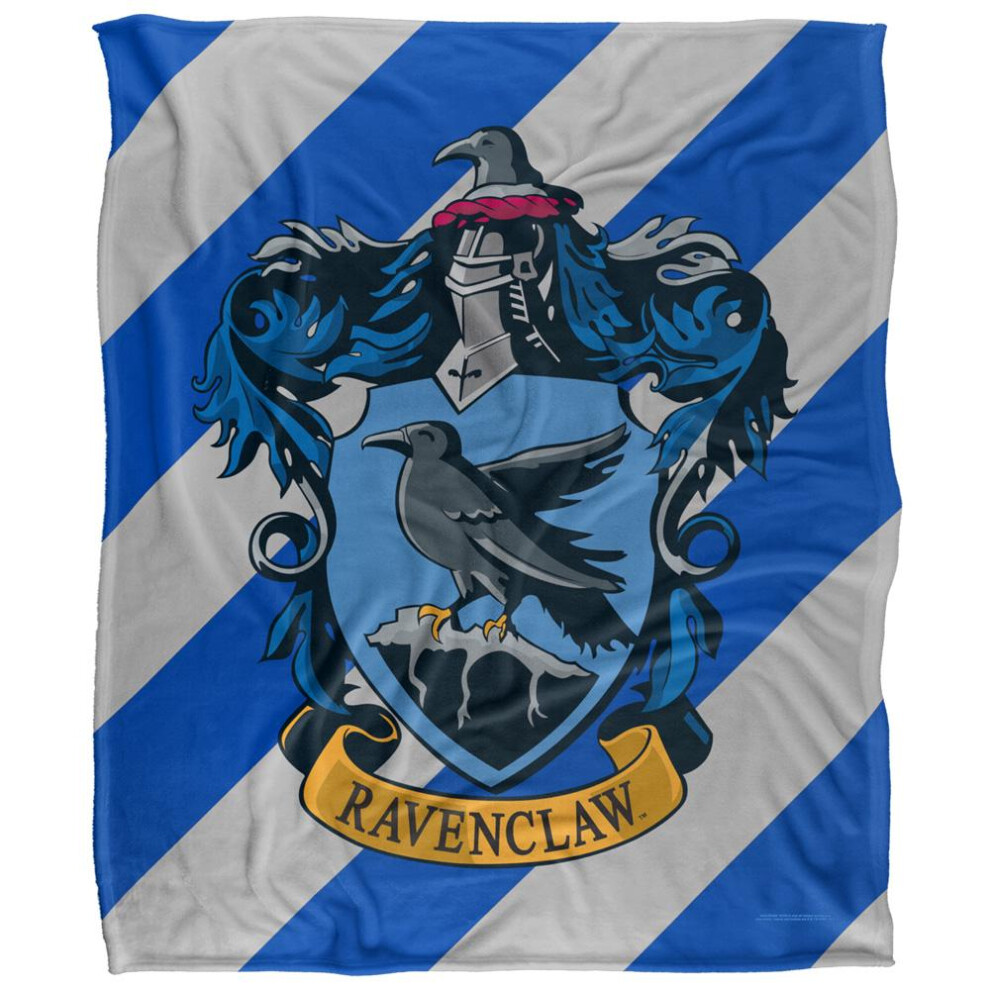Harry Potter Ravenclaw Striped Blanket Multicoloured