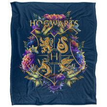Harry Potter Hogwarts Floral Blanket