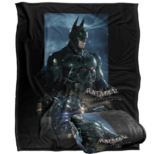 Batman Batman Arkham Knight Batcycle Blanket