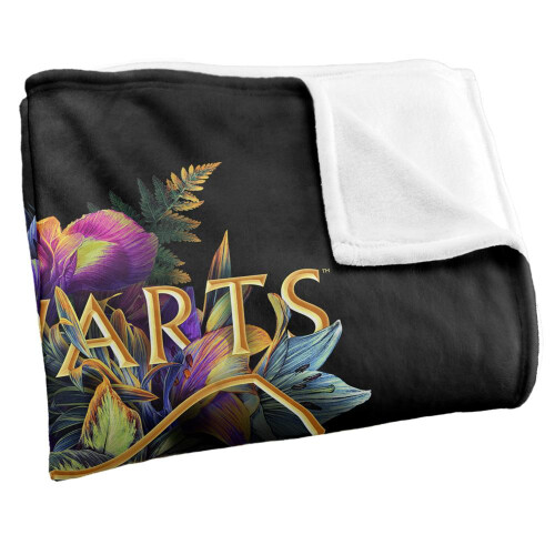 Harry Potter Harry Potter Hogwarts Floral Blanket 1