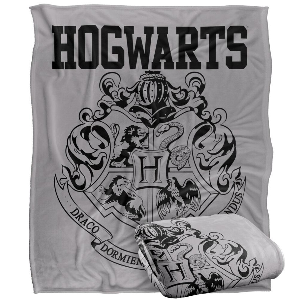 Harry Potter Hogwarts Crest Blanket Multicoloured