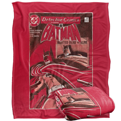 Batman Batman Wanted Dead Or Alive Comic Cover Blanket