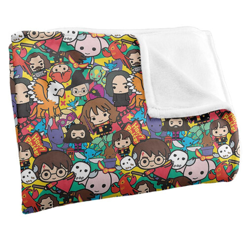 Harry Potter Harry Potter Chibi Group Blanket 1