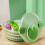 Plastic Salad Spinner Veggie Washer Fast Rotatable 3.5L Kitchen Green 7