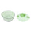Plastic Salad Spinner Veggie Washer Fast Rotatable 3.5L Kitchen Green 13