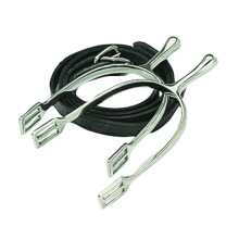 Korsteel Long Neck Dressage Spurs With Straps