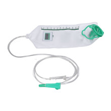 Reusable 1200ml Enema Bag Set with 10 Tube Heads for Colon Cleaning at Home