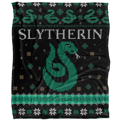 Harry Potter Harry Potter Slytherin Fair Isle Blanket