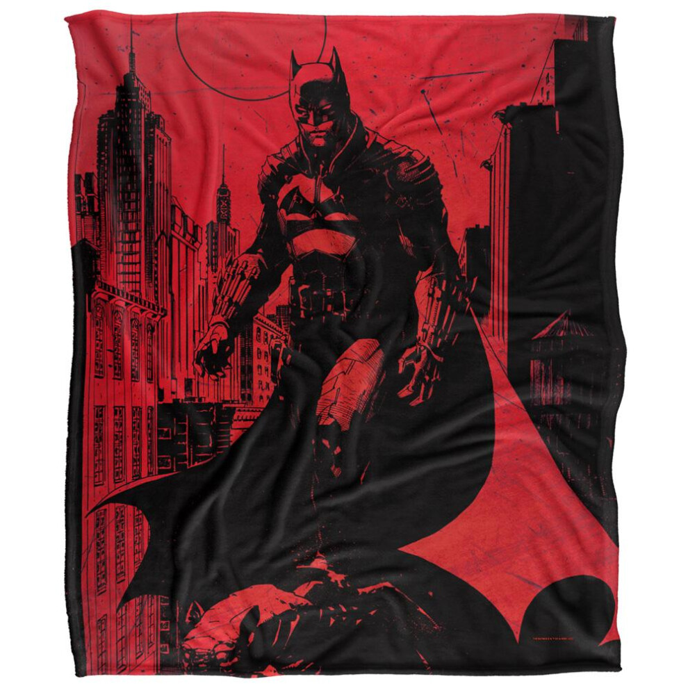 Batman Gargoyle Blanket Multicoloured