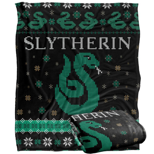 Harry Potter Harry Potter Slytherin Fair Isle Blanket 1