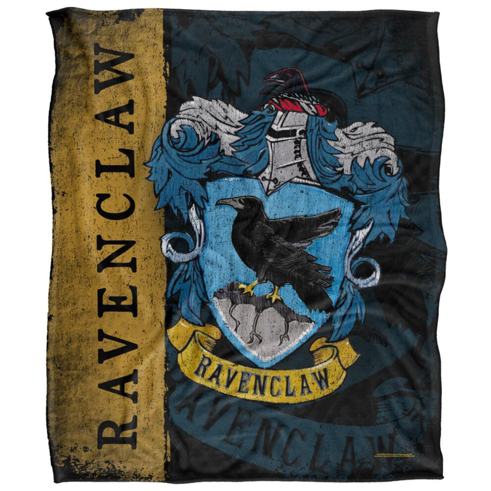 Harry Potter Ravenclaw Crest Blanket Multicoloured