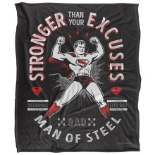 Superman Stronger Than Excuses Blanket