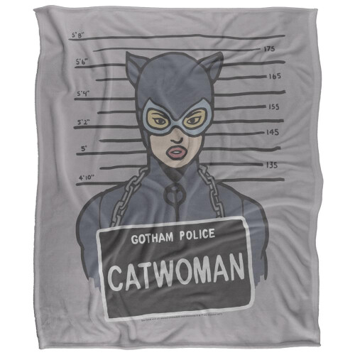 Batman Batman Line Up Catwoman Blanket
