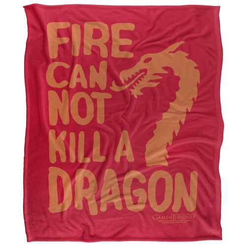 Game of Thrones Game Of Thrones Fire Cannot Kill A Dragon Blanket