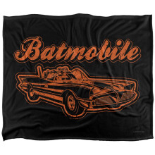 Batman Batmobile Vintage Blanket