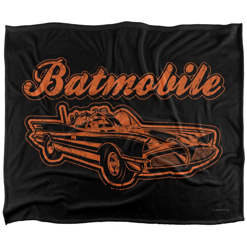 Batman Batman Batmobile Vintage Blanket