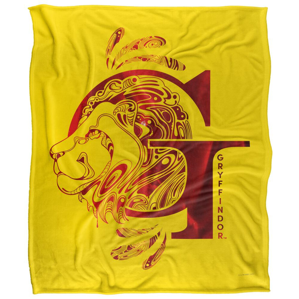 Harry Potter Gryffindor Abstract Blanket Multicoloured