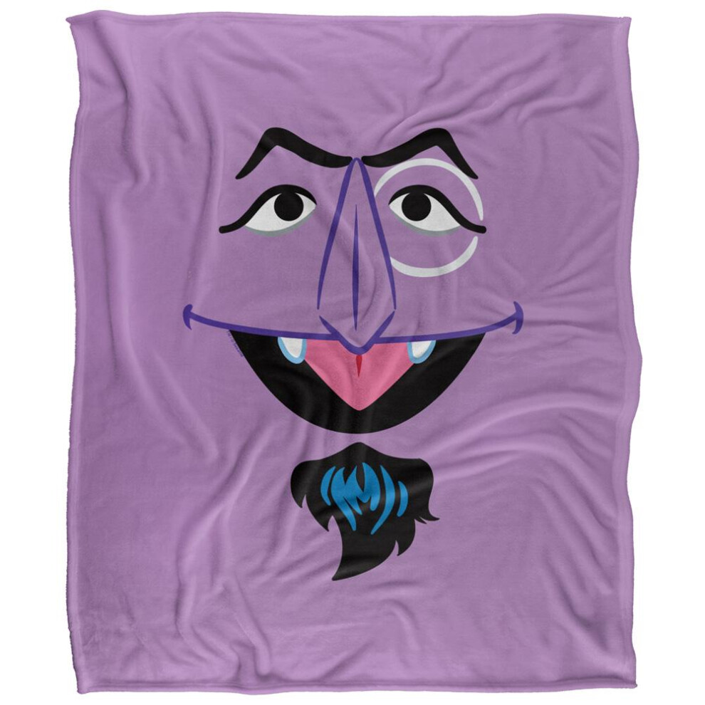 Sesame Street Face The Count Blanket Multicoloured