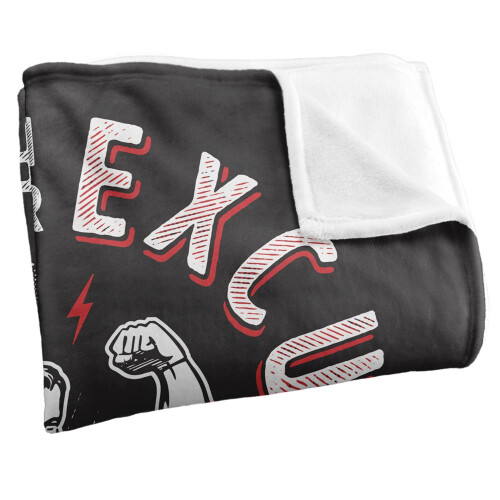 Superman Superman Stronger Than Excuses Blanket 1