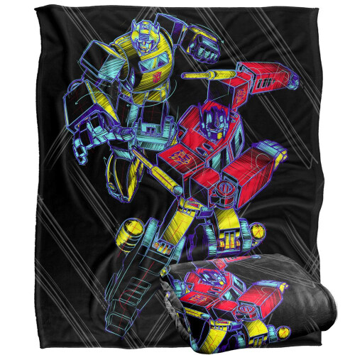Transformers Transformers Sketch Optimus Prime & Bumblebee Blanket 2