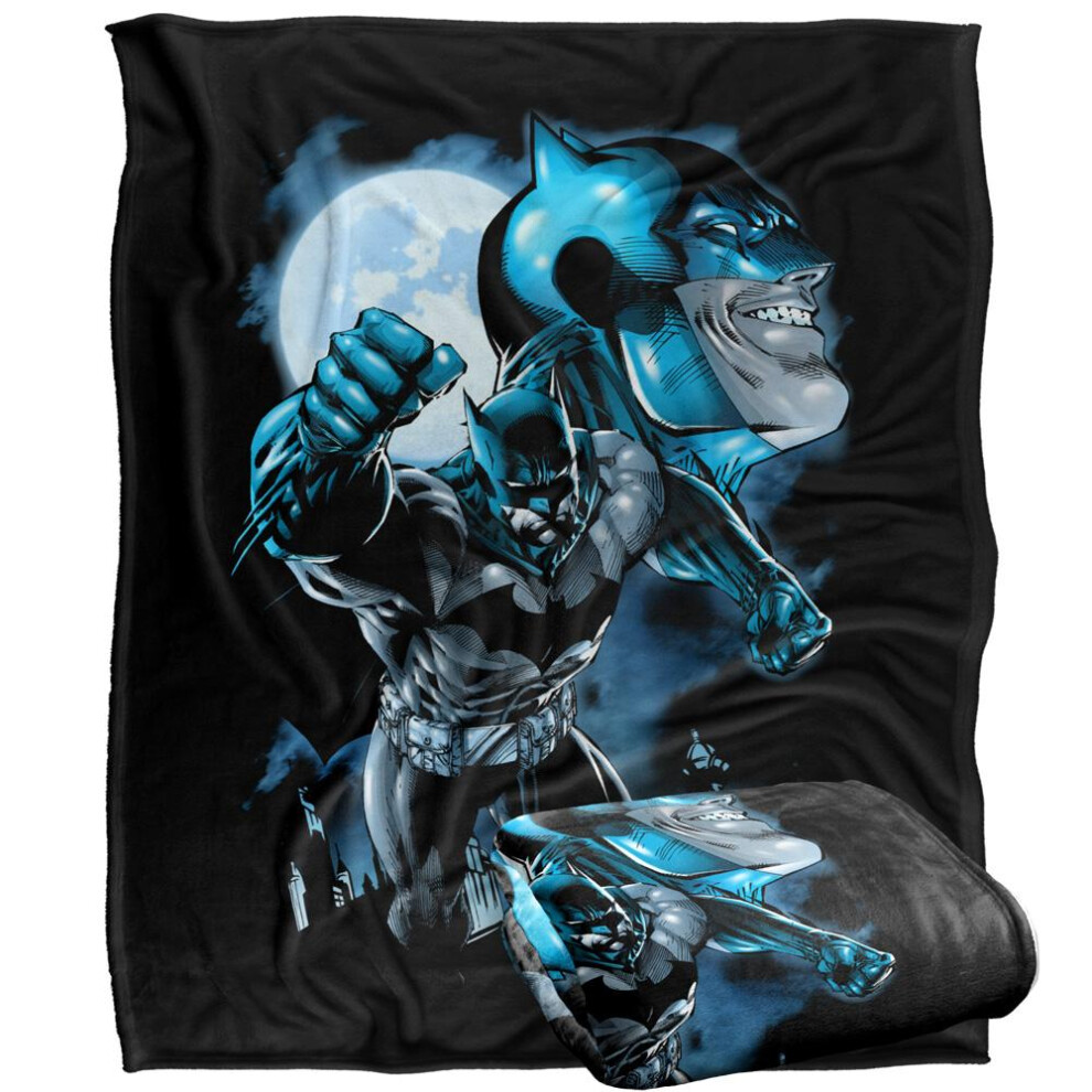 Batman Action Pose Blanket Multicoloured
