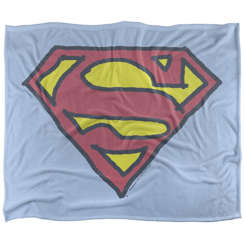 Superman Superman Hand Drawn Logo Blanket