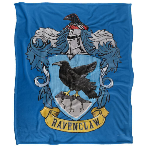 Harry Potter Harry Potter Ravenclaw Stitched Crest Blanket 1
