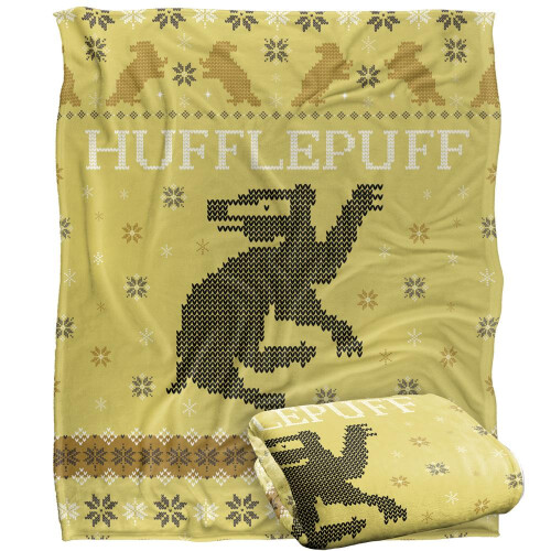 Harry Potter Harry Potter Hufflepuff Fair Isle Blanket 1