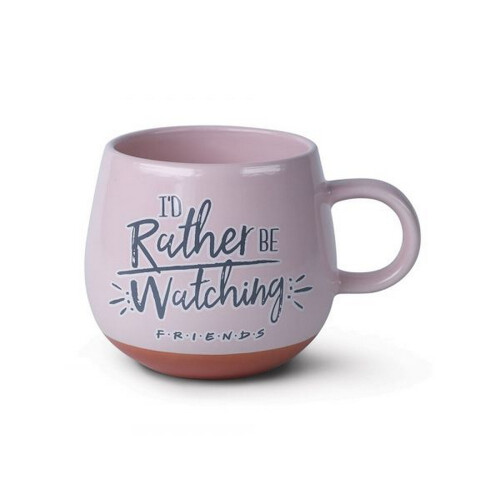 Friends Friends I'd Rather Be Watching Round Mug