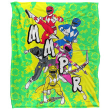 Power Rangers Group Shot Blanket